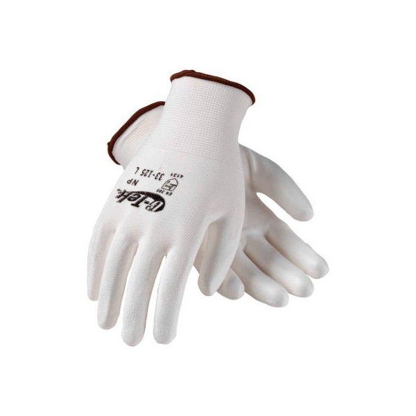 Pip PIP 33-125/XXL G-Tek GP General Duty Nylon Glove, Polyurethane Coated, White, XXL 33-125/XXL - main